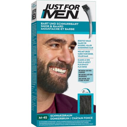 JUST for men Brush in Color Gel schwarzbraun