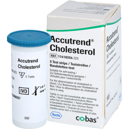 ACCUTREND Cholesterol Teststreifen