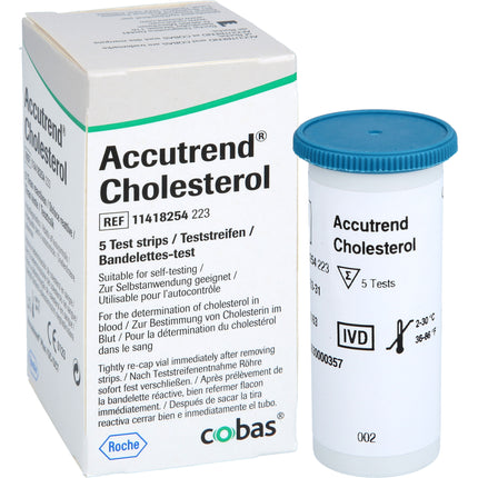 ACCUTREND Cholesterol Teststreifen