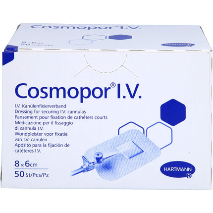 COSMOPOR I.V. Kanülenfixierverband 6x8 cm