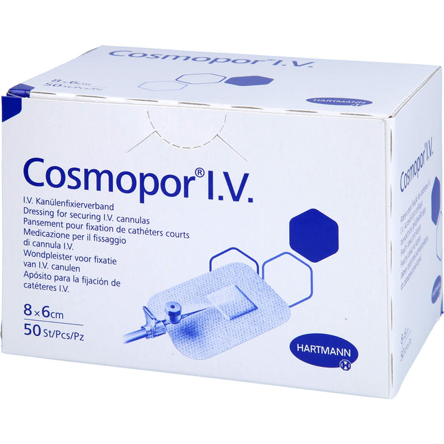 COSMOPOR I.V. Kanülenfixierverband 6x8 cm