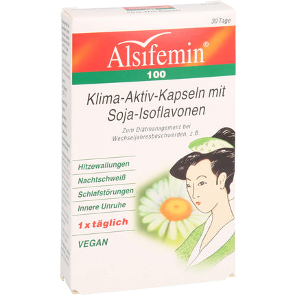 ALSIFEMIN 100 Klima-Aktiv m.Soja 1x1 Kapseln