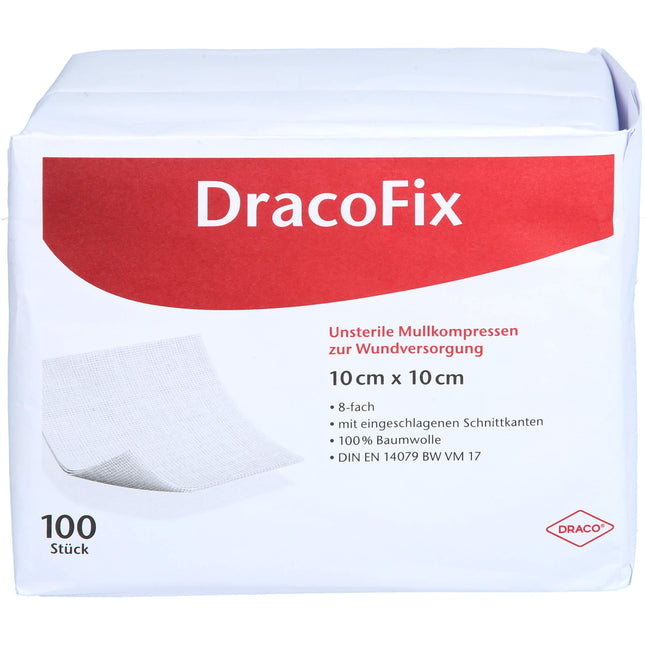 DRACOFIX OP-Kompressen 10x10 cm unsteril 8fach