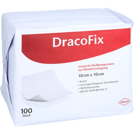 DRACOFIX OP-Kompressen 10x10 cm unsteril 8fach