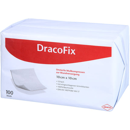 DRACOFIX OP-Kompressen 10x10 cm unsteril 12fach