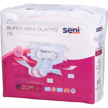 SENI Super Quatro Inkontinenzslip L