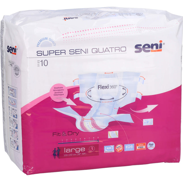 SENI Super Quatro Inkontinenzslip L