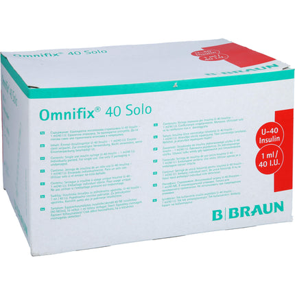 OMNIFIX Solo Insulinspr.1 ml U40