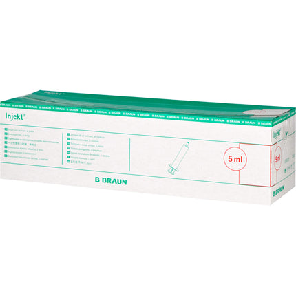 INJEKT Solo Spritze 5 ml Luer exzentrisch PVC-frei