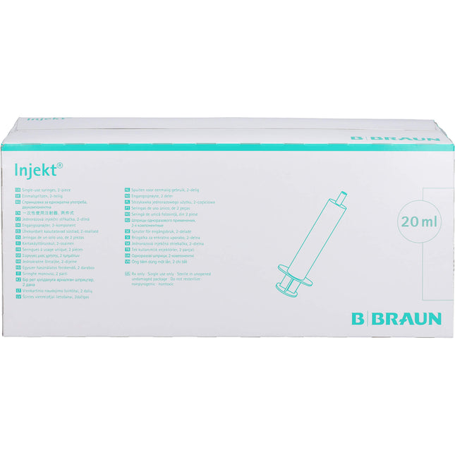 INJEKT Solo Spritze 20 ml Luer exzentrisch PVC-fr.
