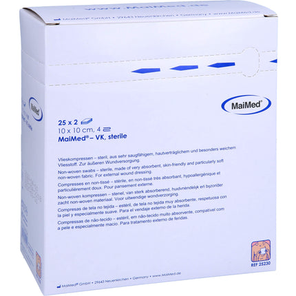 VLIESKOMPRESSEN steril 10x10 cm