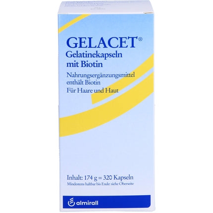 GELACET Gelatinekapseln mit Biotin