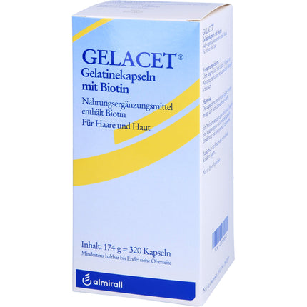GELACET Gelatinekapseln mit Biotin