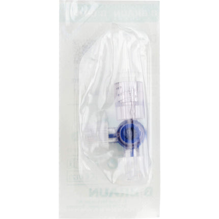 DISCOFIX Dreiwegehahn blau Luer Lock