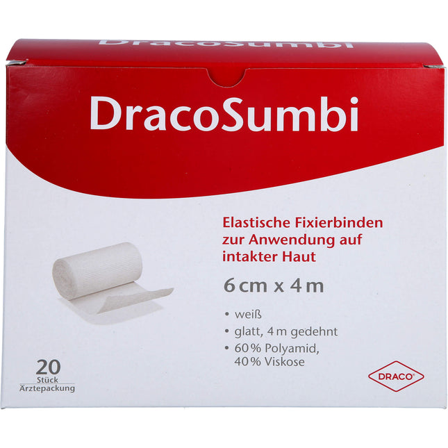 DRACOSUMBI Fixierbinde 6 cmx4 m weiß