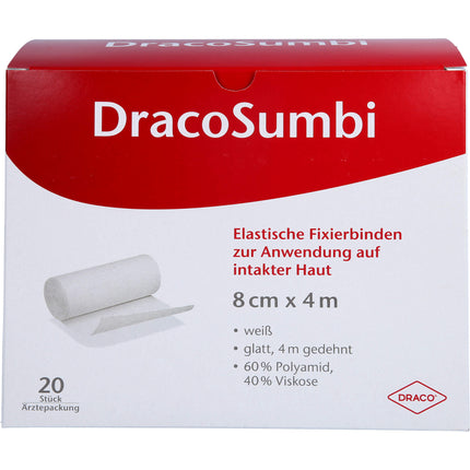 DRACOSUMBI Fixierbinde 8 cmx4 m weiß