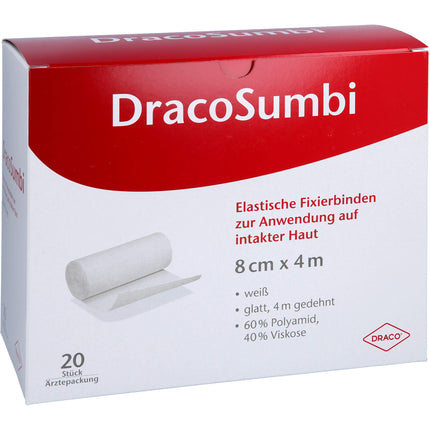 DRACOSUMBI Fixierbinde 8 cmx4 m weiß