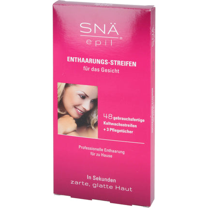 ENTHAARUNGS STREIFEN Gesicht Snae Epil