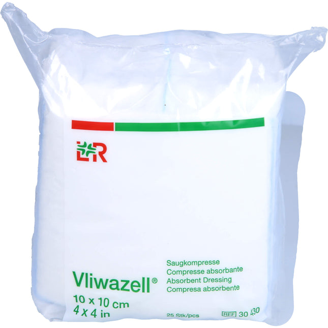 VLIWAZELL Saugkompressen unsteril 10x10 cm