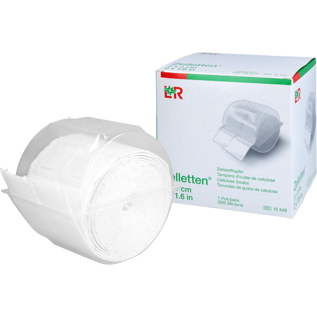 ZELLETTEN Tupfer 4x5 cm unsteril Rolle