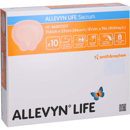 ALLEVYN Life Sacrum gr.21,6x23cm Silik.Schaumverb.