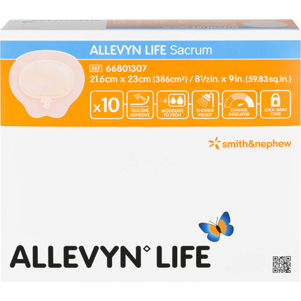 ALLEVYN Life Sacrum gr.21,6x23cm Silik.Schaumverb.