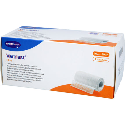 VAROLAST Plus Zinkleimbinde 10 cmx10 m