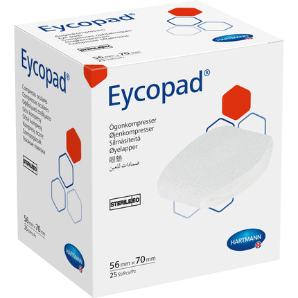 EYCOPAD Augenkompressen 56x70 mm steril