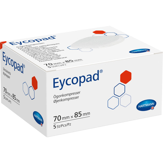 EYCOPAD Augenkompressen 70x85 mm unsteril