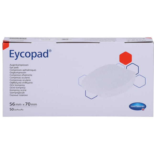 EYCOPAD Augenkompressen 56x70 mm unsteril