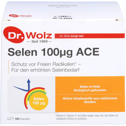 SELEN ACE 100 µg 180 Tage Kapseln
