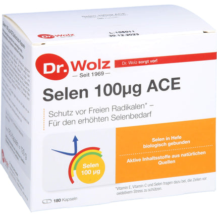 SELEN ACE 100 µg 180 Tage Kapseln