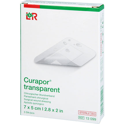 CURAPOR Wundverband steril transparent 5x7 cm
