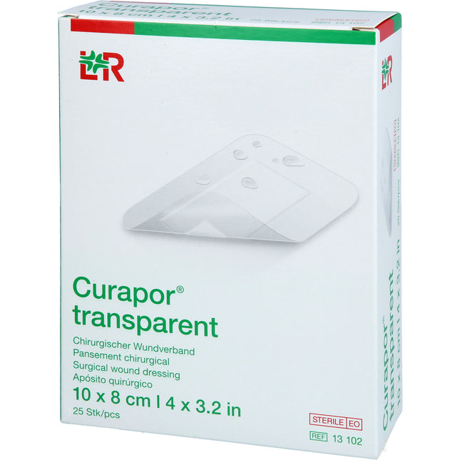 CURAPOR Wundverband steril transparent 8x10 cm