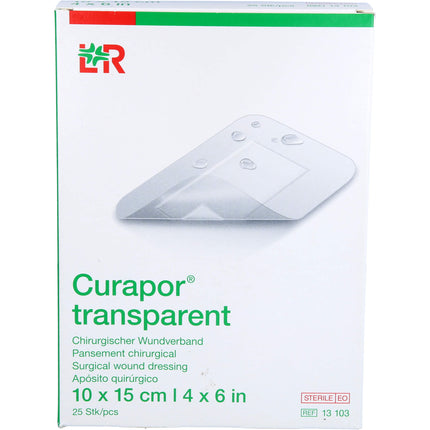 CURAPOR Wundverband steril transparent 10x15 cm