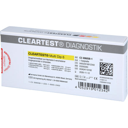 DROGENTEST Multi Dip 6 AMP
