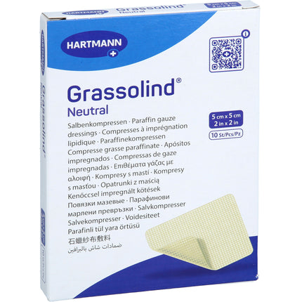 GRASSOLIND Salbenkompressen 5x5 cm steril