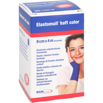 ELASTOMULL haft color 8 cmx4 m Fixierb.blau