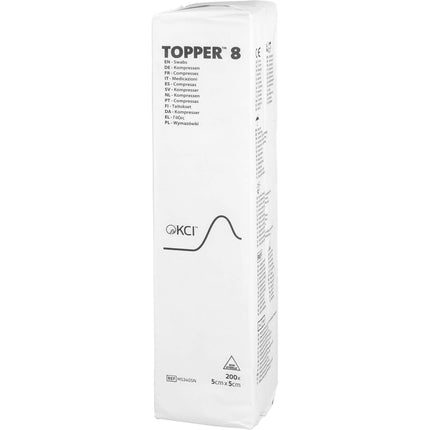 TOPPER 8 Kompr.5x5 cm unsteril
