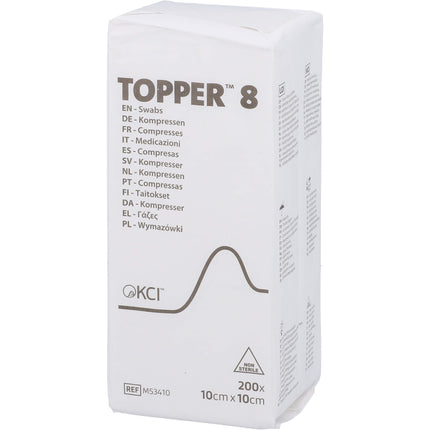 TOPPER 8 Kompr.10x10 cm unsteril