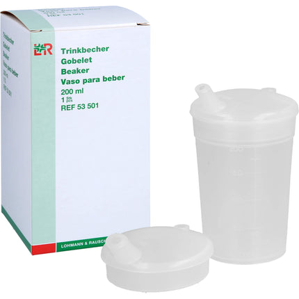 TRINKBECHER mit 2 Deckeln