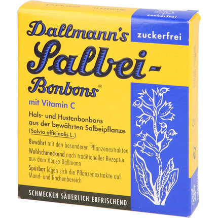 DALLMANN'S Salbei Bonbons zuckerfrei
