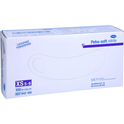 PEHA-SOFT nitrile Unt.Handsch.unste.puderfrei XS