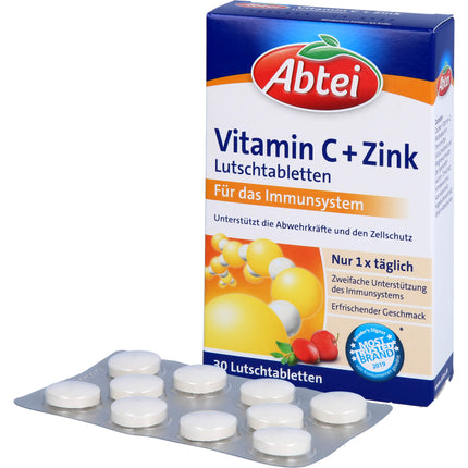 ABTEI Vitamin C plus Zink Lutschtabletten