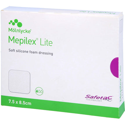 MEPILEX Lite Schaumverband 7,5x8,5 cm steril