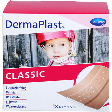 DERMAPLAST CLASSIC Wundpflaster 6 cmx5 m