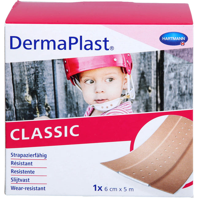 DERMAPLAST CLASSIC Wundpflaster 6 cmx5 m