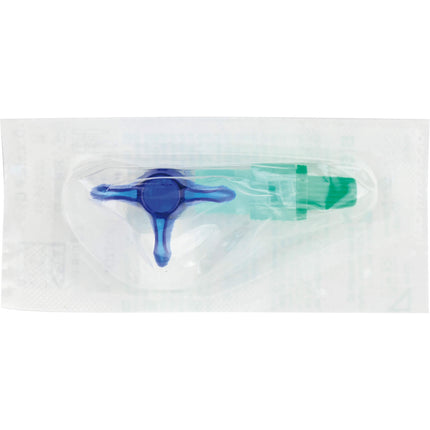DISCOFIX C Dreiwegehahn blau