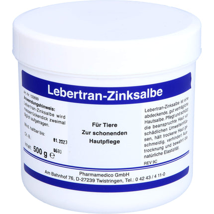 LEBERTRAN ZINKSALBE vet.