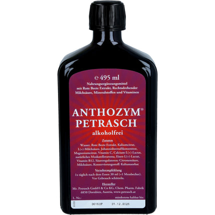 ANTHOZYM Petrasch alkoholfrei Saft